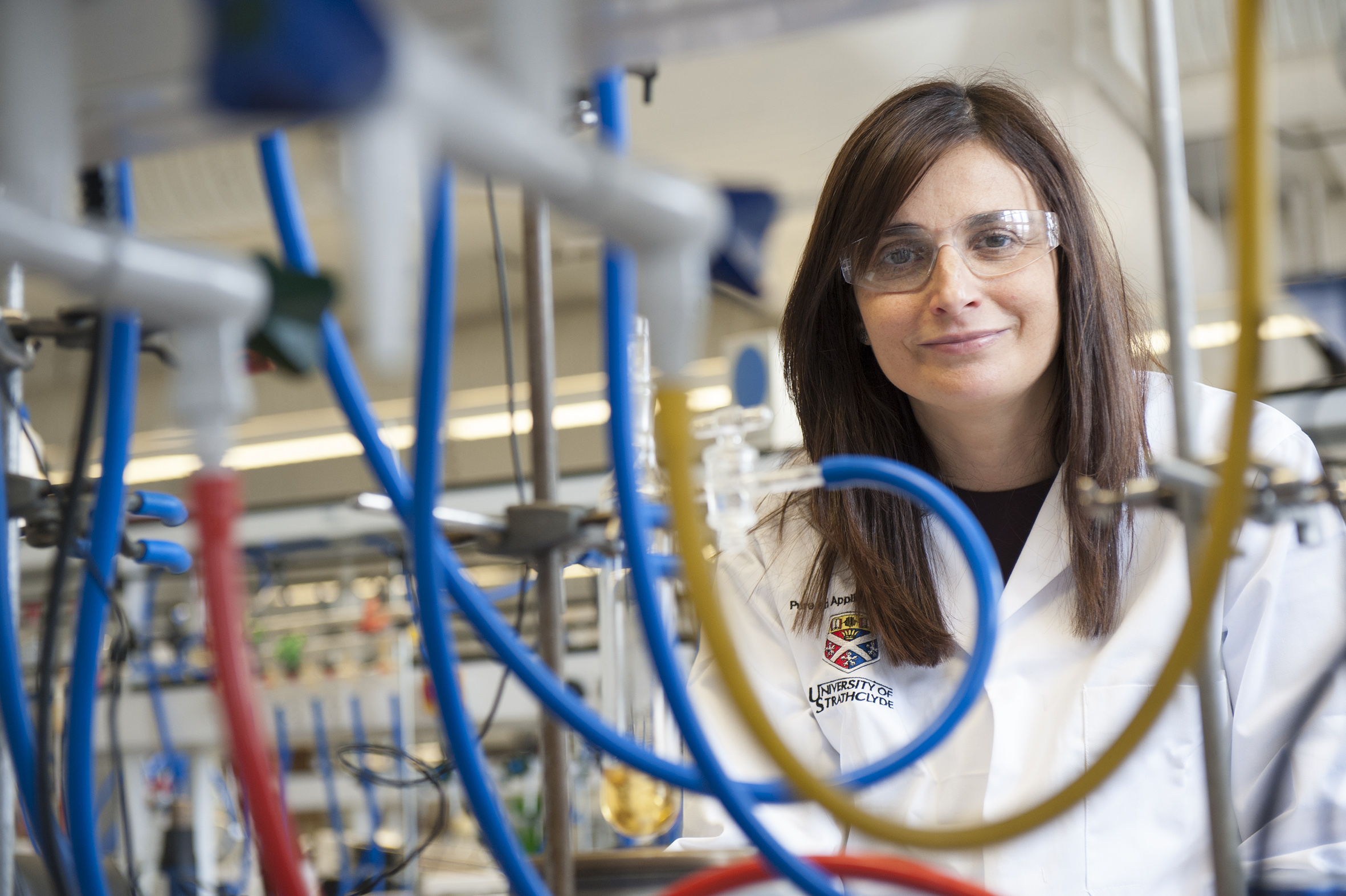 Prof. Eva Hevia says that bi-metallics make it possible to use water in chemical reactions - the holy grail for chemists. Image credit - Prof. Hevia
