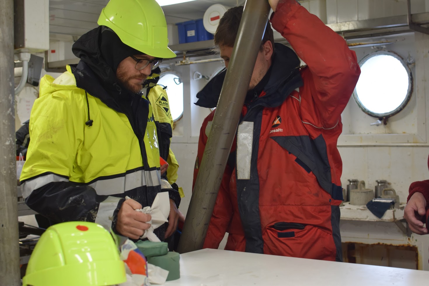 Sediment cores from the seabed contain fossil and chemical clues about when the sea was frozen in the past. Image Credit - Dr. Christof Pearce 